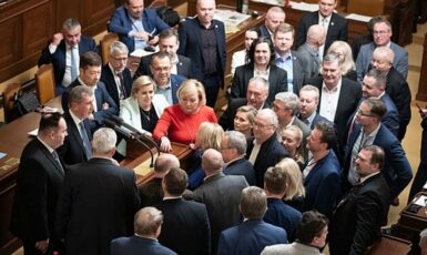 Obstrukce ve sněmovně. (Profim)