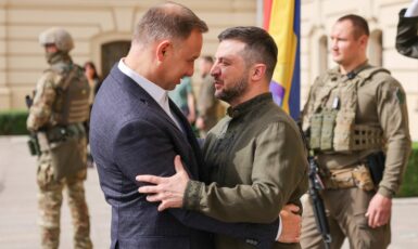 Setkání Andrzeje Dudy a Volodymyra Zelenského. (Andrzej Duda / se souhlasem)