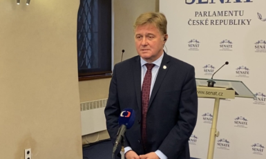 Předseda senátorského klubu hnutí STAN Jan Sobotka (Hnutí STAN / se souhlasem)