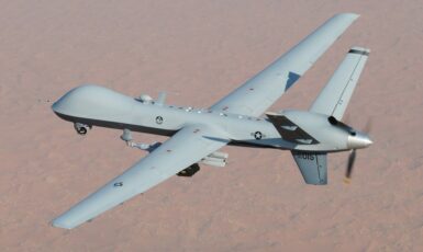 Americký dron MQ-9 Reaper (Lt. Col. Leslie Pratt, wikimedia commons / CC BY 4.0)