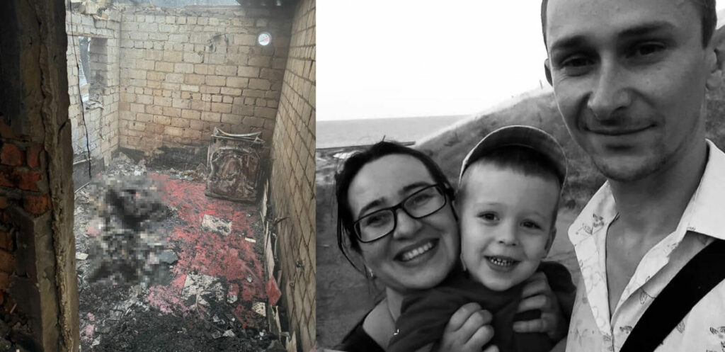 Strašlivá smrt pětičlenné rodiny v Charkově. Únikovou cestu jí odřízly plameny