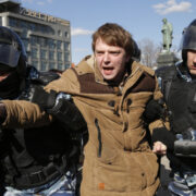 Demonstrace v Rusku. Ilustrační foto