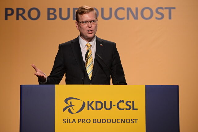 Předseda KDU-ČSL Pavel Bělobrádek. 