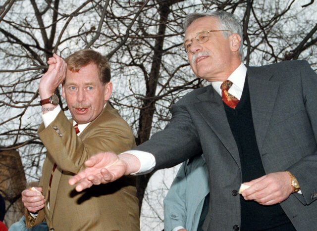 Václav Havel a Václav Klaus