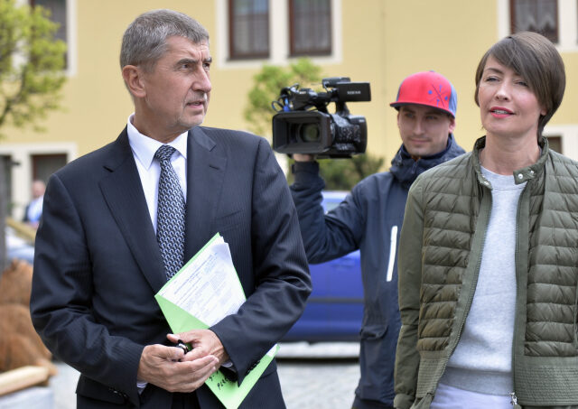 Andrej Babiš a Lucie Kubovičová