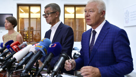 Andrej Babiš a Jaroslav Faltýnek