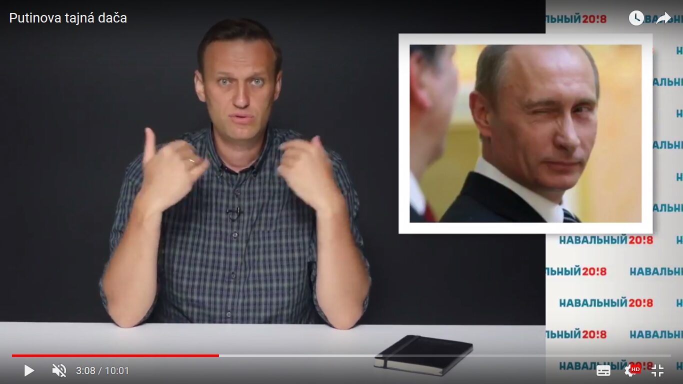 Putinův kritik Alexej Navalnyj