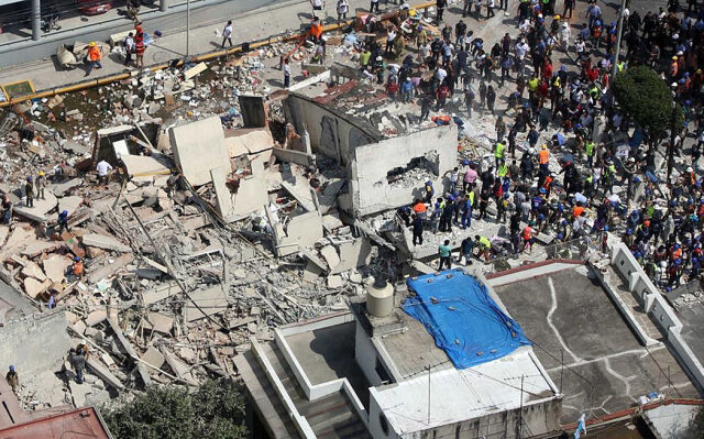 Ničivé zemětřesení v Mexiku