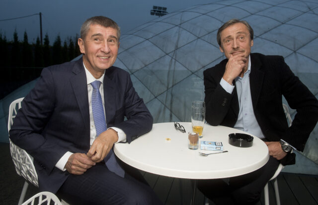 Premiér Andrej Babiš a bývalý ministr zahraničí Martin Stropnický