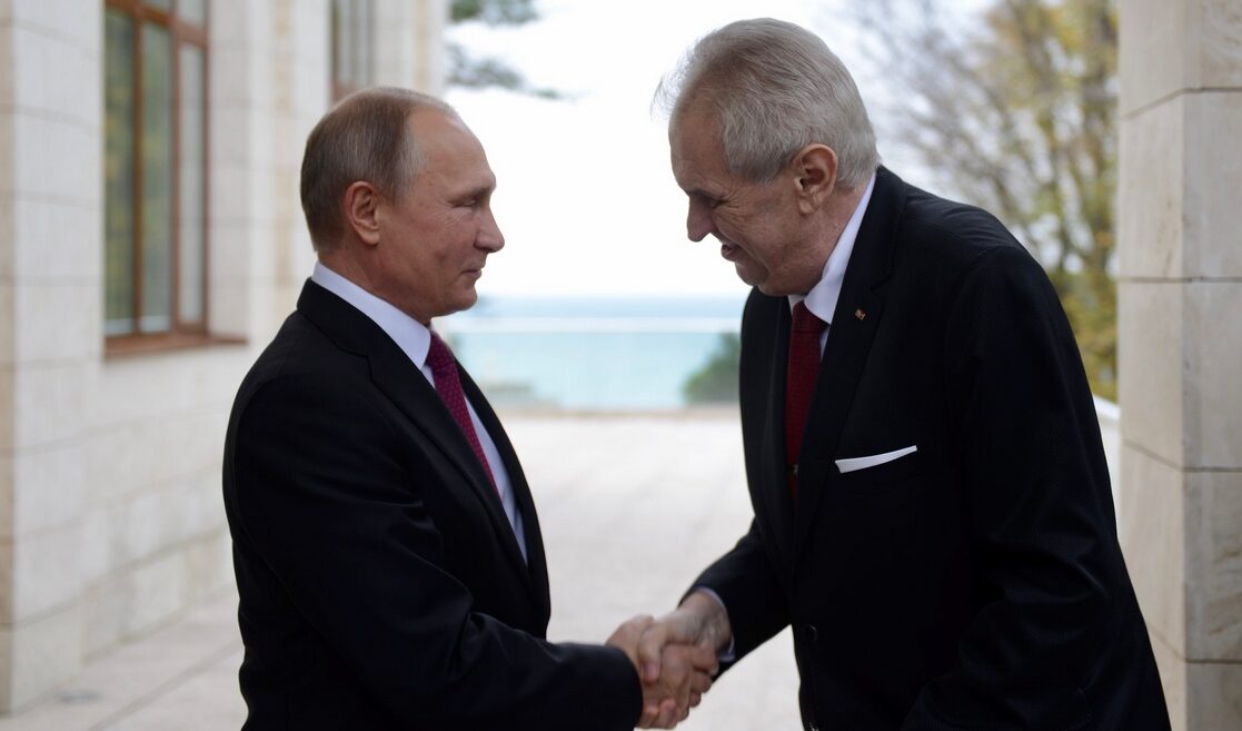 Miloš Zeman a Vladimir Putin