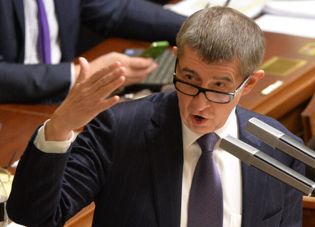Andrej Babiš v poslanecké sněmovně