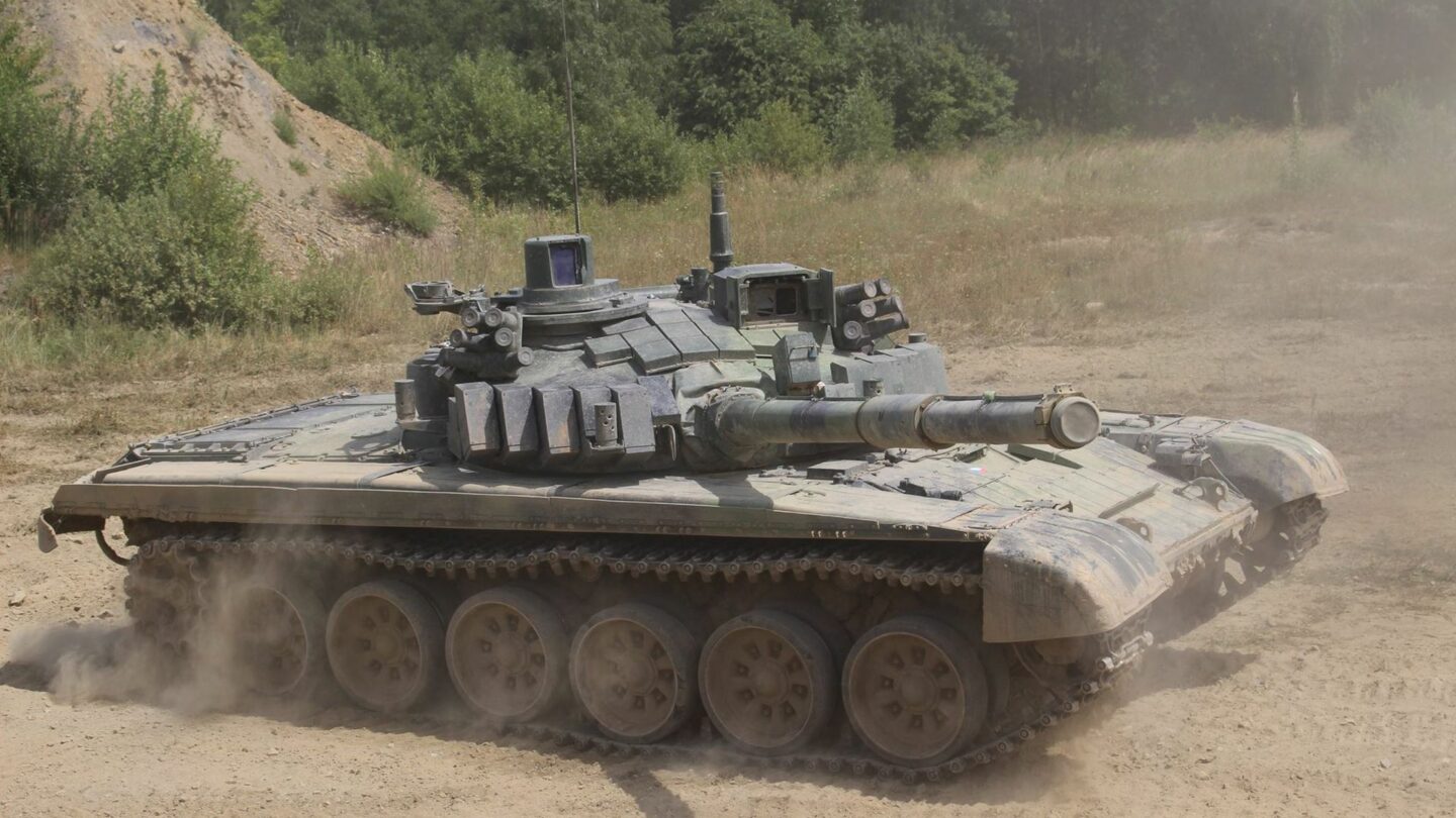Modernizovaný tank T-72 české armády (Ilustrační foto)