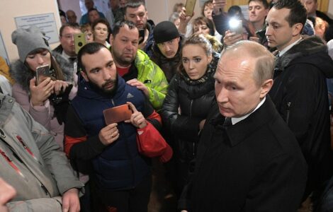 Prezident Putin s občany Kamerova