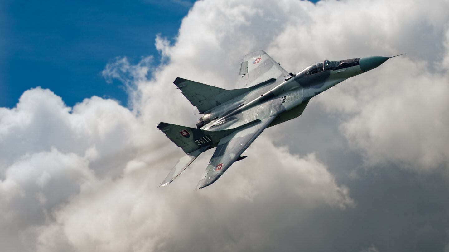 MiG-29AS ve slovenských barvách