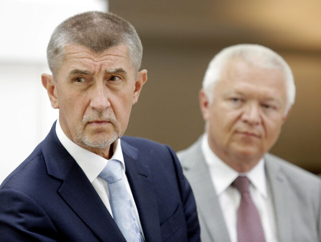 Andrej Babiš a Jaroslav Faltýnek, obviněný a podezřelý