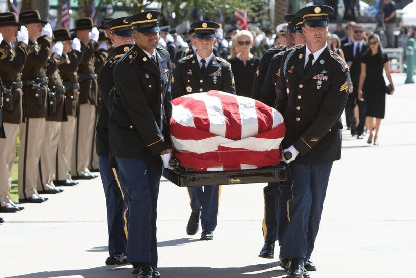 Pohřeb senátora Johna McCaina
