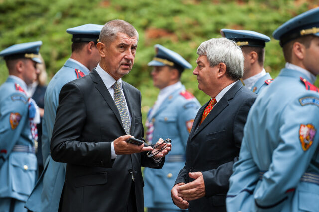 Andrej Babiš a Vojtěch Filip.