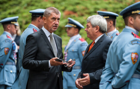 Andrej Babiš a Vojtěch Filip.