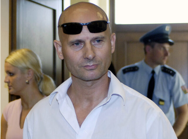 Bývalý Mrázkův bodyguard Pavel Šrytr u soudu
