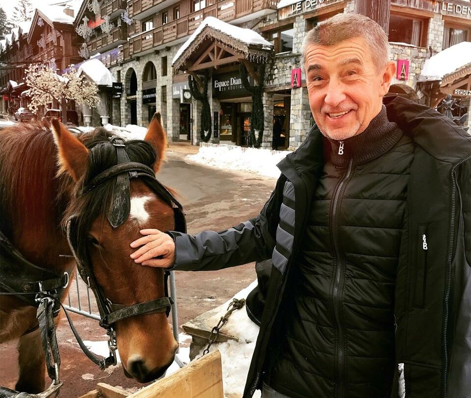 Andrej Babiš a kůň