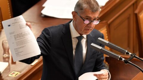 Premiér Andrej Babiš v Poslanecké sněmovně