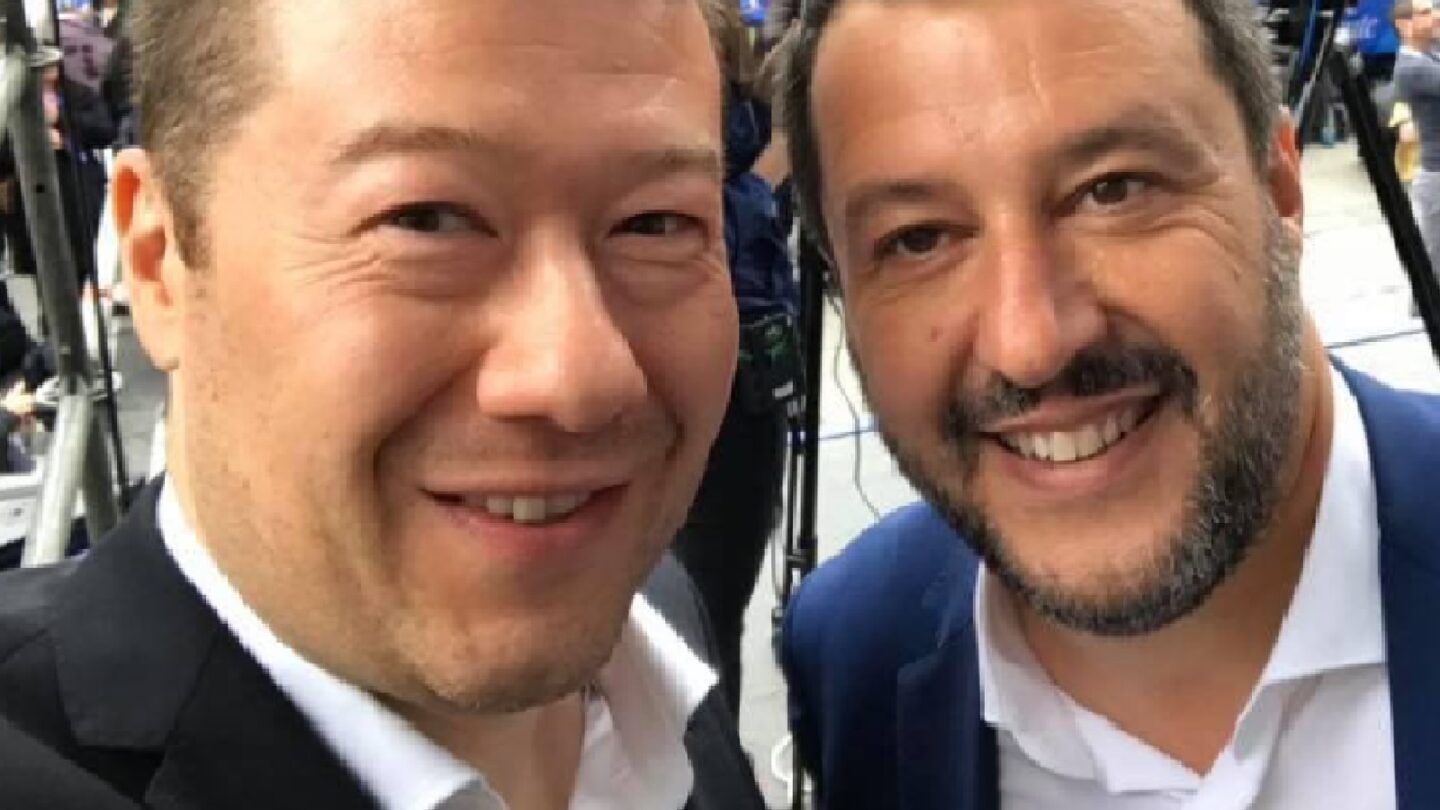 V nerozborné jednotě. Okamura a Salvini.