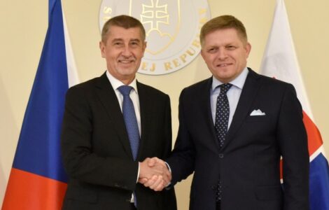 Andrej Babiš a Robert Fico. 