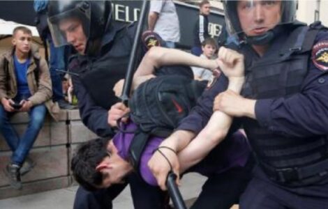 Policejní manévry ruské policie proti vlastním občanům, Ilustrační foto