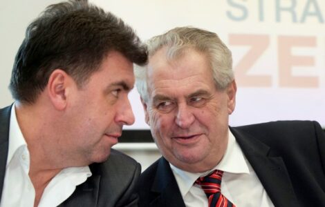 Klíčový hradní poradce Martin Nejedlý a prezident Miloš Zeman 