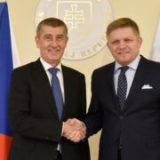 Andrej Babiš (ANO) a Robert Fico
