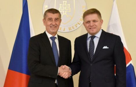 Andrej Babiš (ANO) a Robert Fico (Smer-SD).