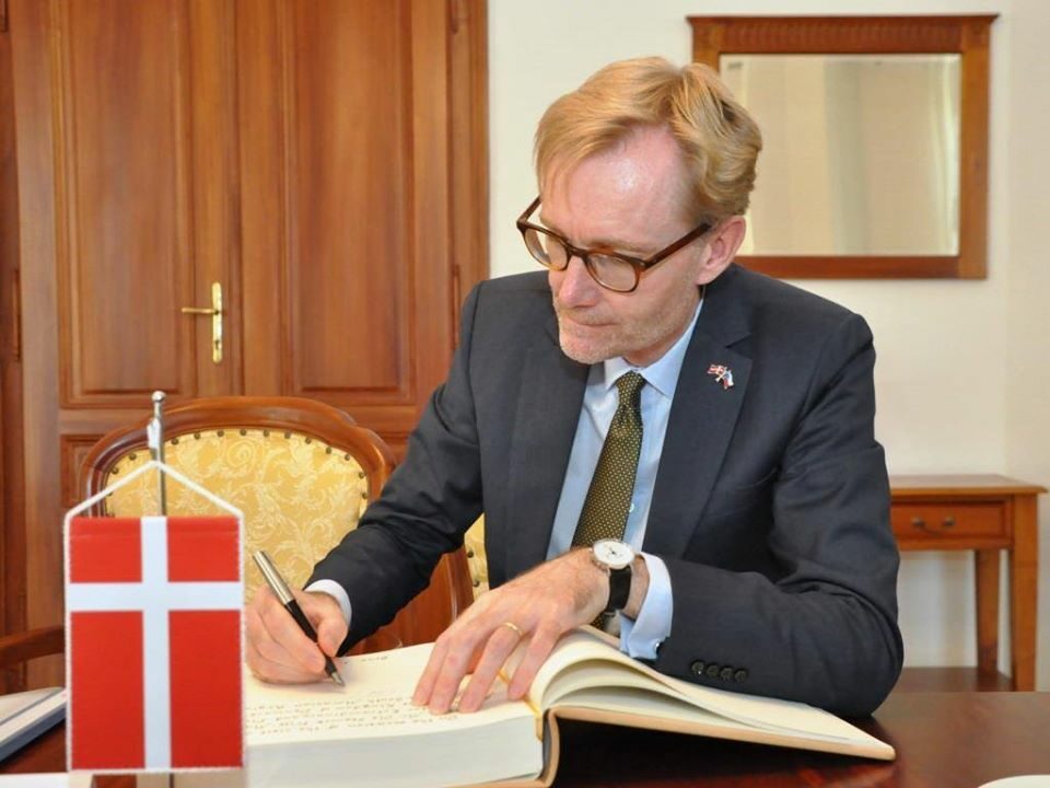 Dánský velvyslanec v České republice Ole Frijs-Madsen 