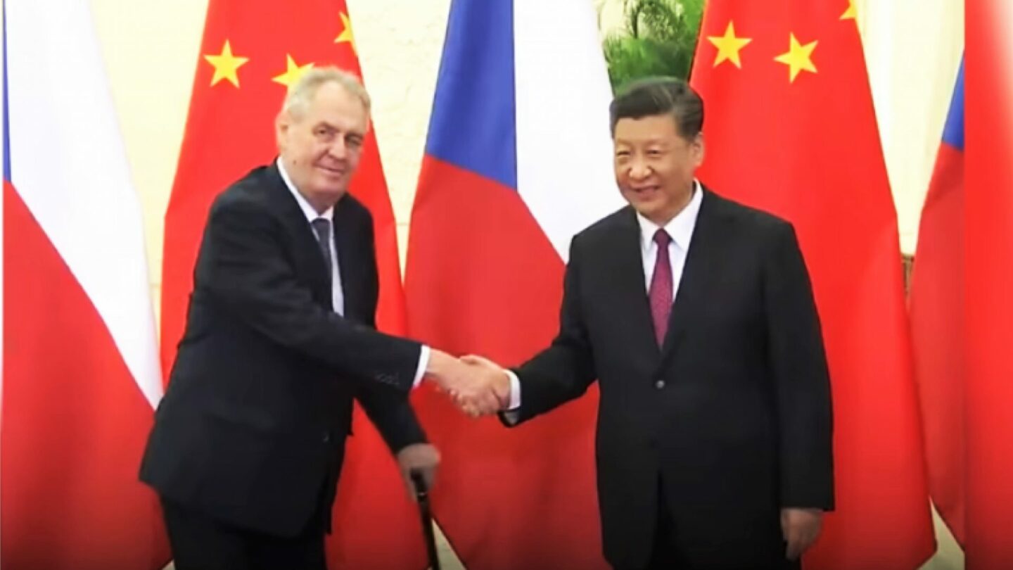 Miloš Zeman a Si Ťin-pching