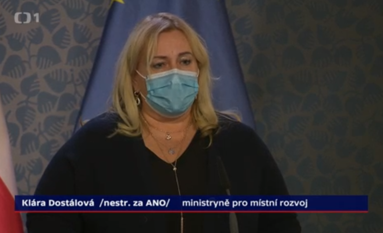 Babišova ministryně pro místní rozvoj Klára Dostálová