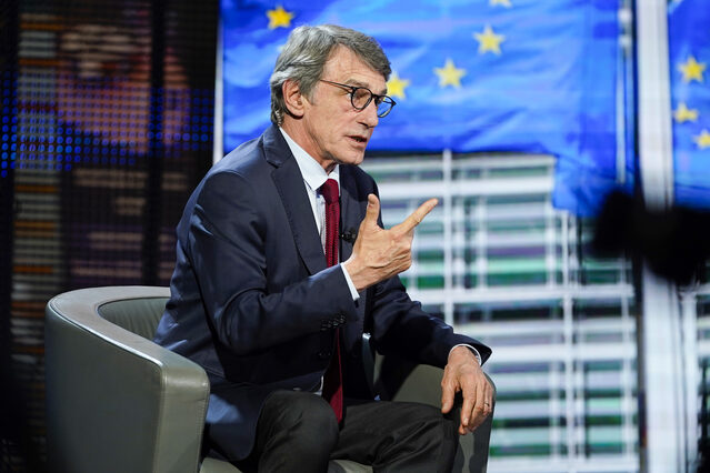 David Maria Sassoli, předseda Evropského parlamentu