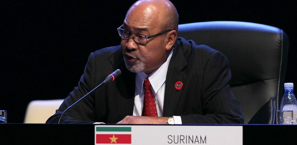 Prezident Surinamu Dési Bouterse 