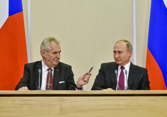 Miloš Zeman a Vladimir Putin 