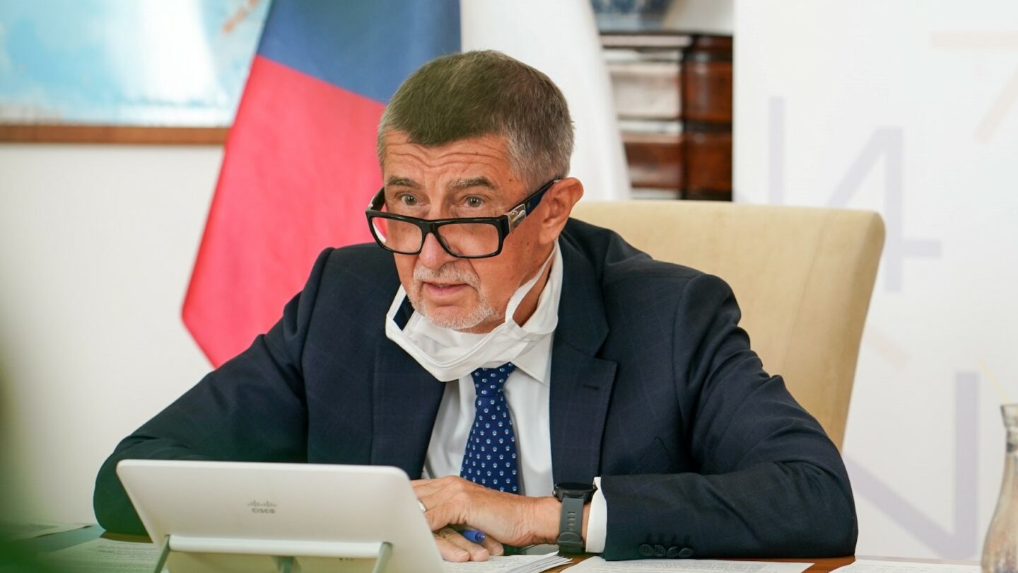 Premiér Andrej Babiš na Úřadu vlády