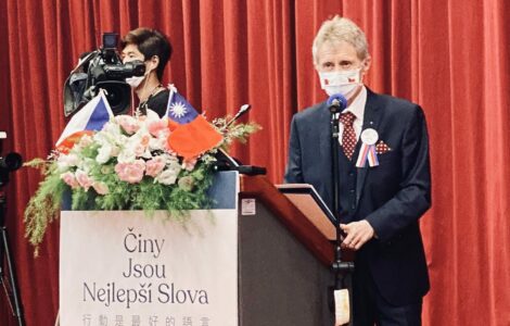 Předseda Senátu Miloš Vystrčil (ODS) na návštěvě Tchaj-wanu
