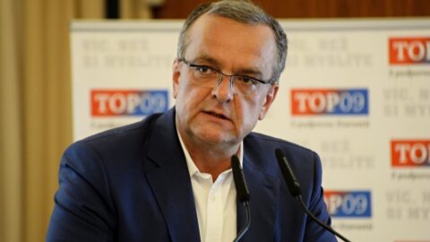 Předseda poslaneckého klubu TOP 09 Miroslav Kalousek