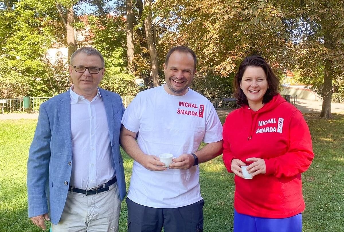 Lubomír Zaorálek, Michal Šmarda a Jana Maláčová