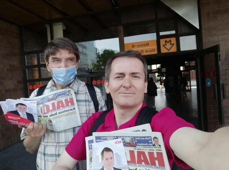 Roman Blaško kandidující do horní komory parlamentu na Praze 5