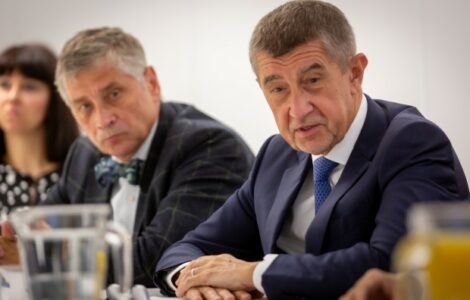 Hejtman Moravskoslezského kraje Ivo Vondrák a Andrej Babiš.