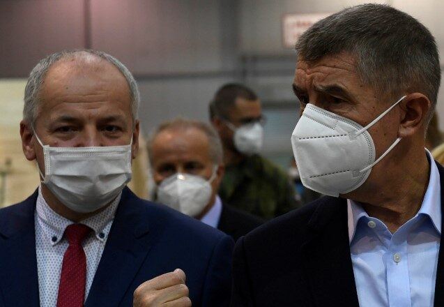 Bývalý ministr zdravotnictví Roman Prymula a premiér Andrej Babiš