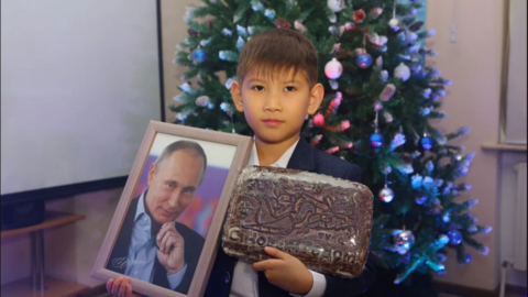 Obdarovaný Rustam Tašmatov z Biškeku
