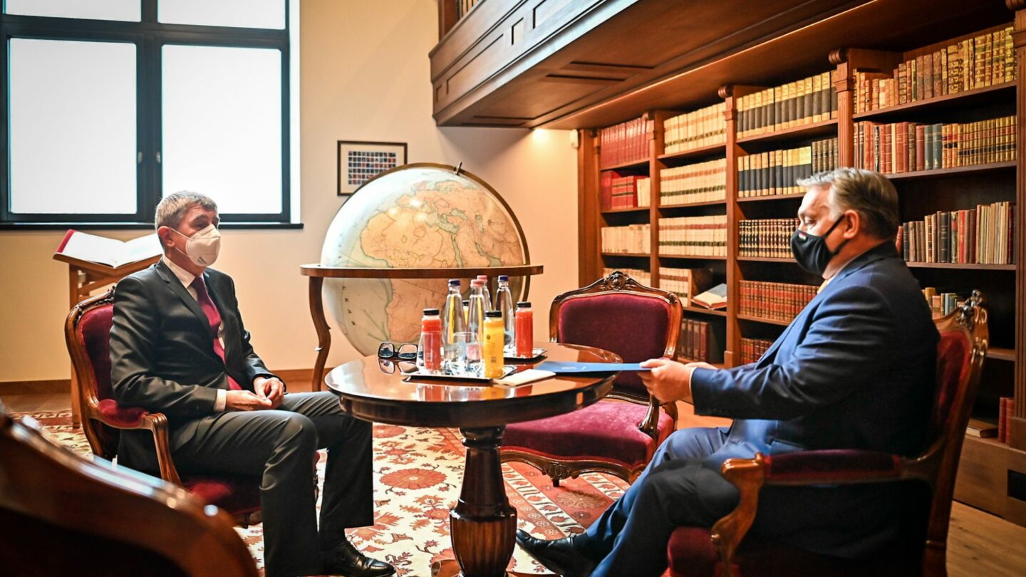 Andrej Babiš a Viktor Orbán v Maďarsku