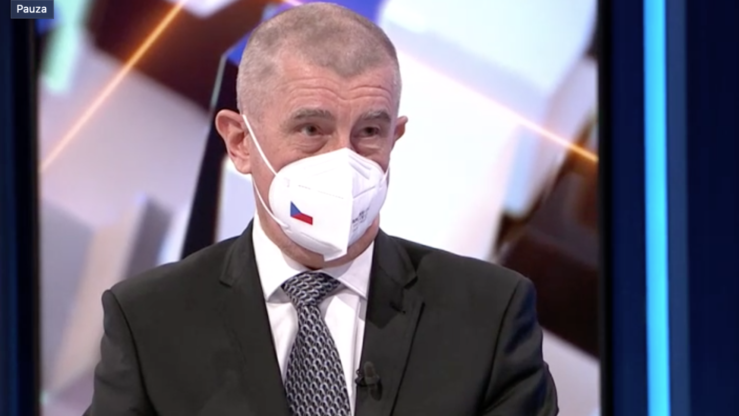 Andrej Babiš v pořadu Partie Terezie Tománkové.