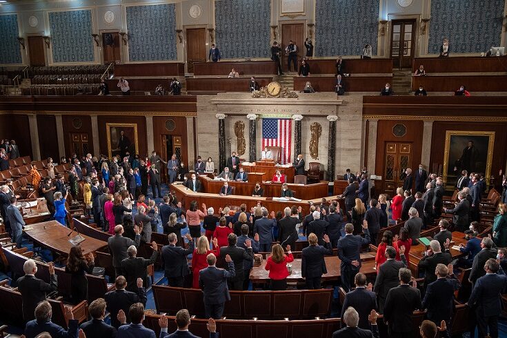 Zasedání Sněmovny reprezentantů Kongresu USA. Ilustrační foto