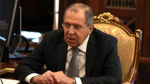 Ministr zahraničí Ruské federace Sergej Lavrov.