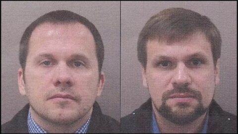 Ruští agenti, kteří vystupují pod jmény Petrov a Boširov.